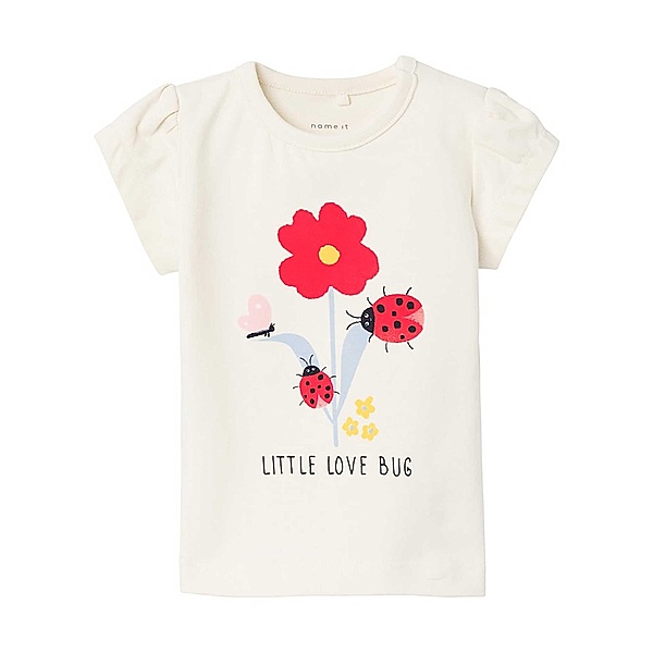 name it T-Shirt NBFFOSSA LITTLE LOVE BUG in jet stream