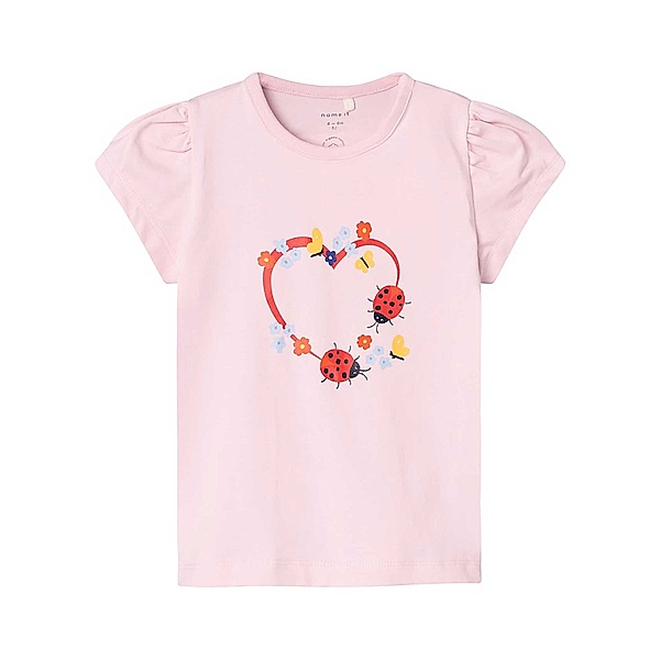 name it T-Shirt NBFFOSSA SPRING HEART in parfait pink