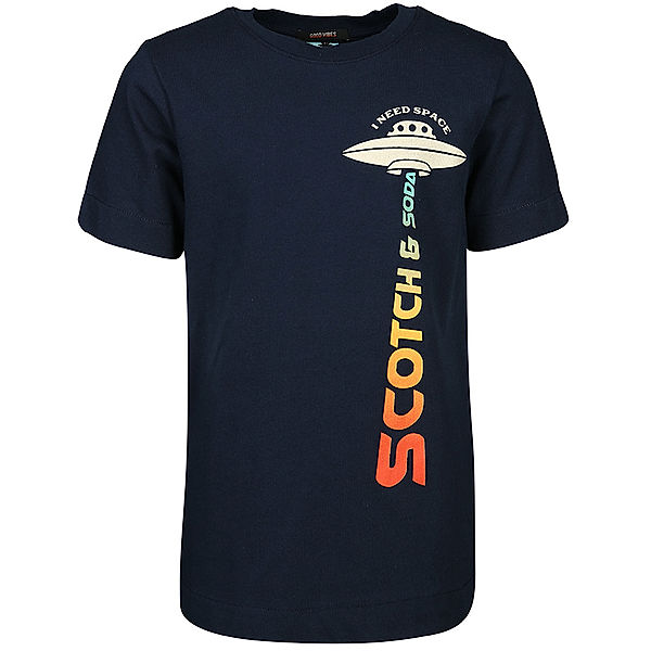 Scotch Shrunk T-Shirt NEED SPACE in dunkelblau