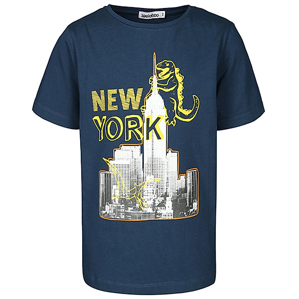 zoolaboo T-Shirt NEW YORK DINO in dunkelblau