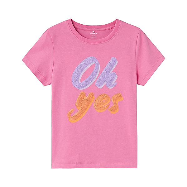 name it T-Shirt NKFHANNE OH YES in wild orchid