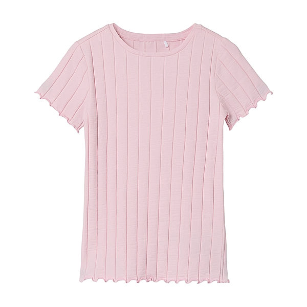 name it T-Shirt NKFNORALINA RIB in parfait pink