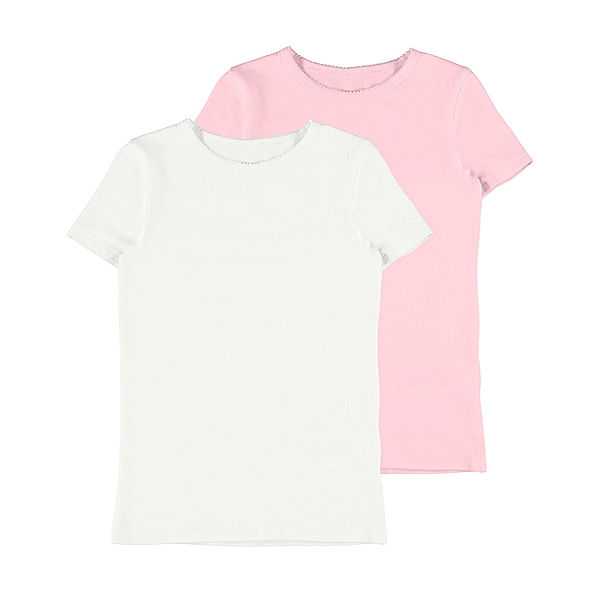 name it T-Shirt NKFTOP Slim Fit 2er-Pack in barely pink