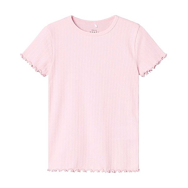 name it T-Shirt NKFVIBSE CRINCLE in parfait pink