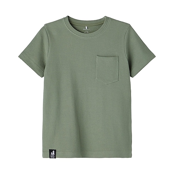 name it T-Shirt NKMDANIELLO in hedge green