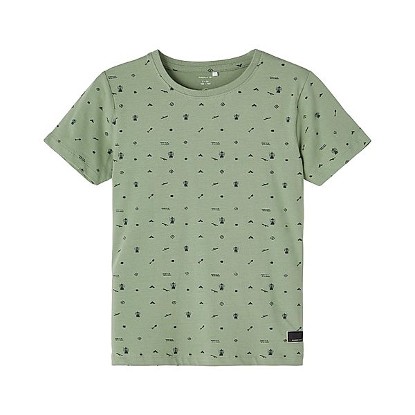 name it T-Shirt NKMDEKINO in hedge green