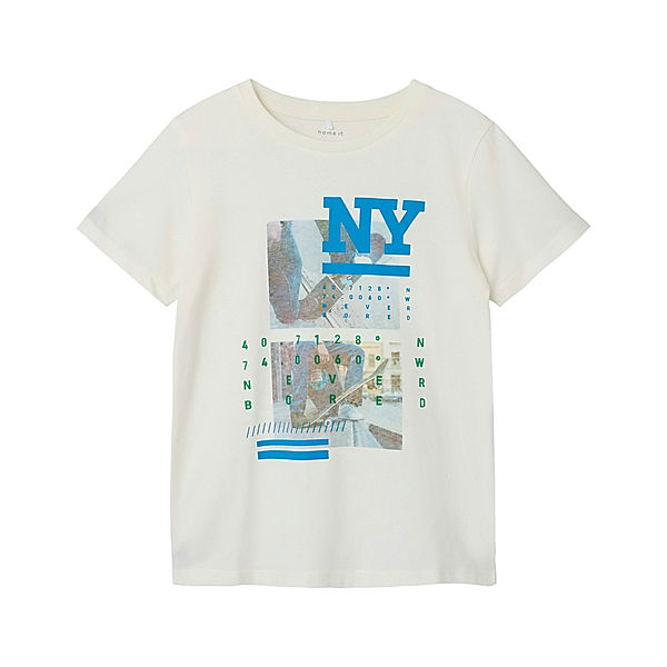 name it T-Shirt NKMHERRA NY in jet stream