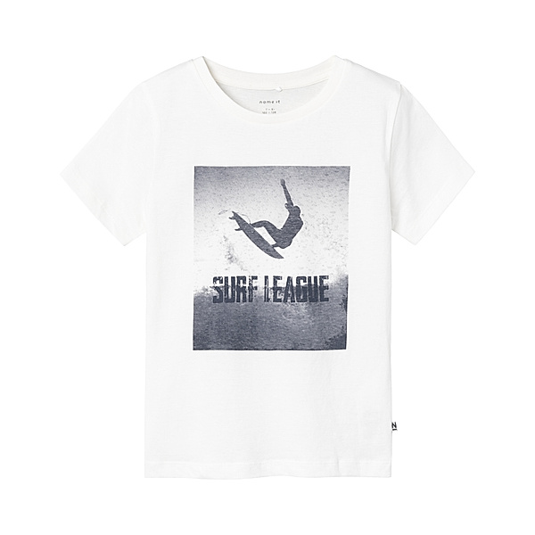 name it T-Shirt NKMJALMO SURF LEAGUE in bright white