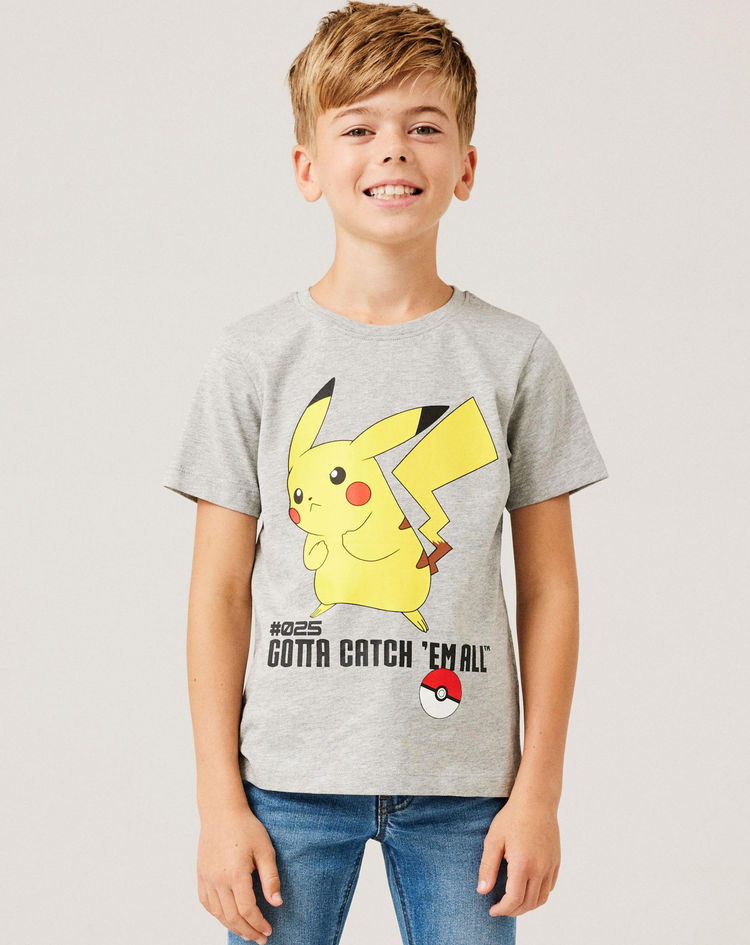 T-Shirt NKMNIKHIL POKEMON in grey melange bestellen | Weltbild.at