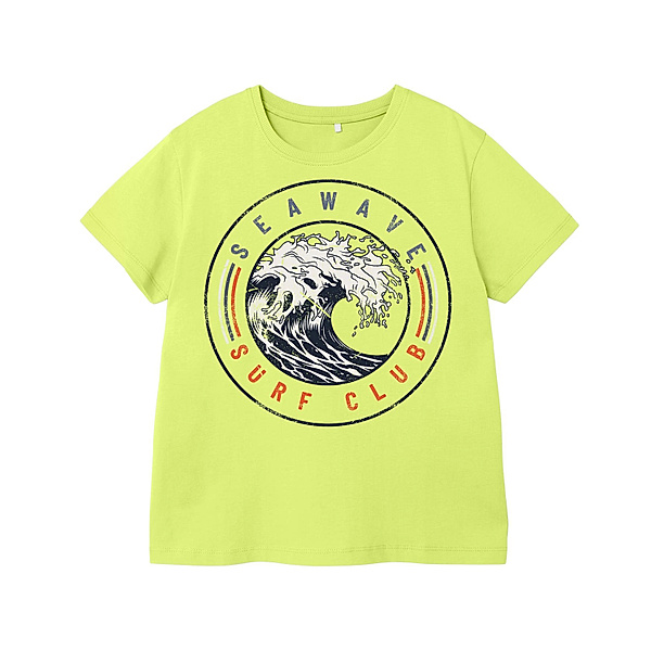 name it T-Shirt NKMVAGNO in sunny lime