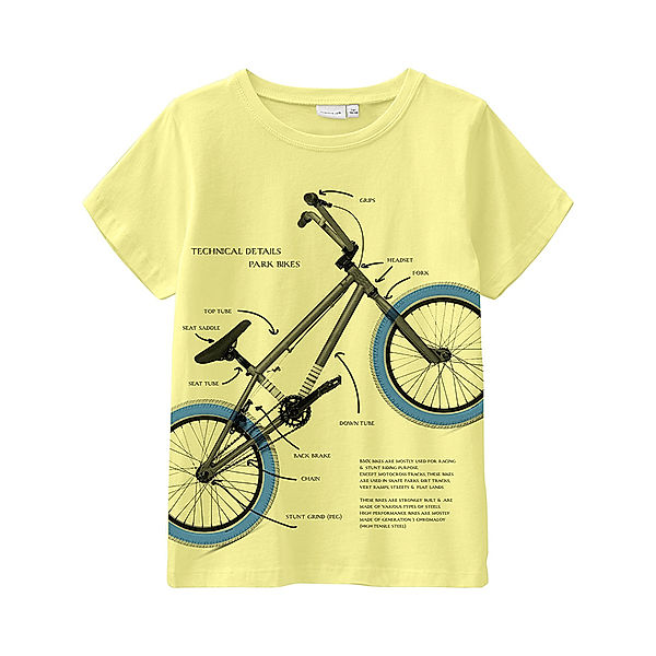 name it T-Shirt NKMVICTOR – PARK BIKES in yellow pear