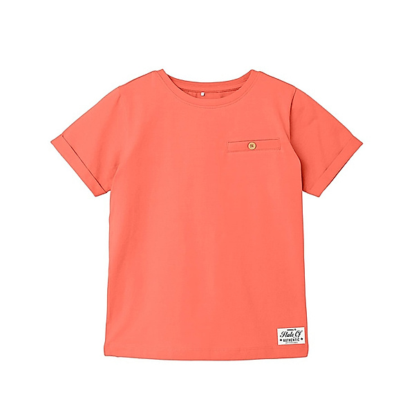 name it T-Shirt NKMVINCENT in coral