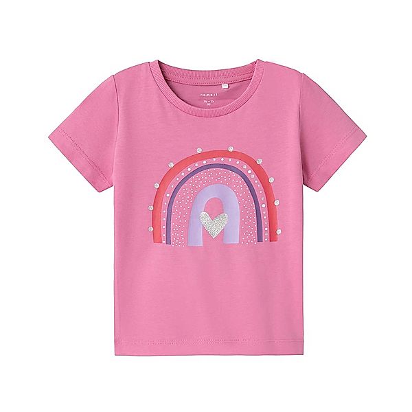 name it T-Shirt NMFBEATE RAINBOW in wild orchid