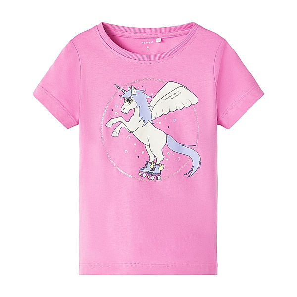 name it T-Shirt NMFBRIGITA - UNICORN in cyclamen