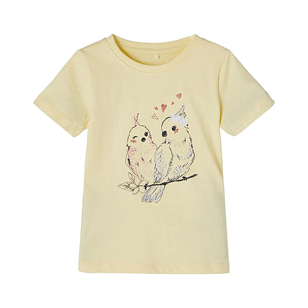 name it T-Shirt NMFDELTA BIRDS in double cream