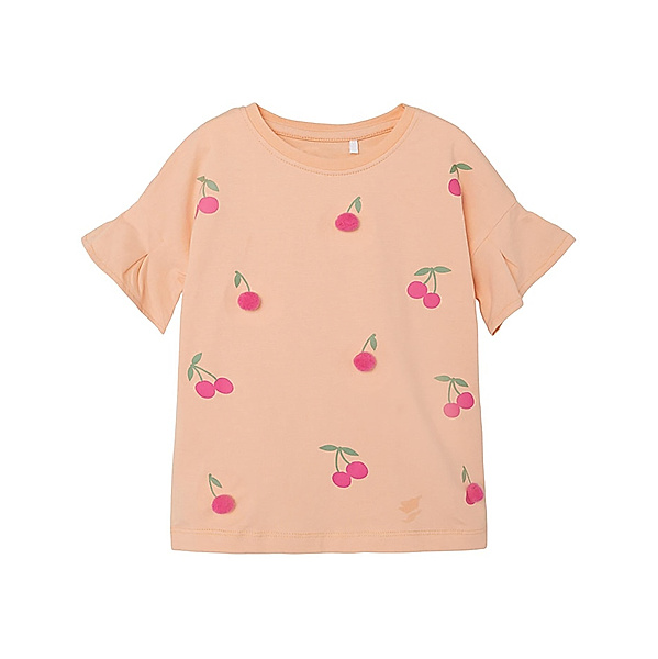 name it T-Shirt NMFFENJA - CERISE in peach nectar