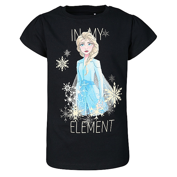 name it T-Shirt NMFFROZEN – ELSA mit Glitzer in dunkelblau