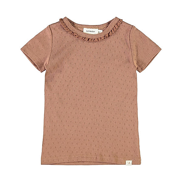 Lil' Atelier T-Shirt NMFSAFRAN in carob brown