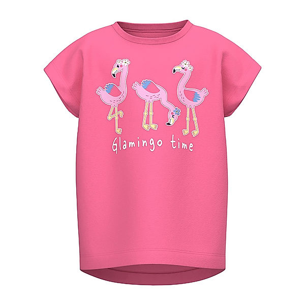 name it T-Shirt NMFVIGEA - FLAMINGO in sangria sunset