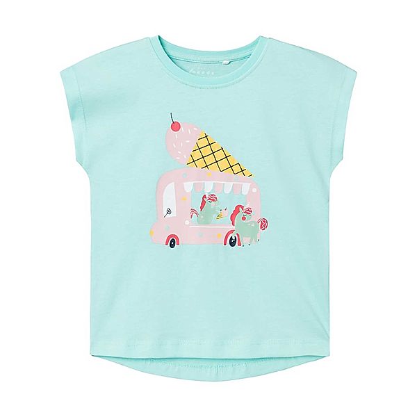 name it T-Shirt NMFVIGEA MAGICAL ICECREAM VAN in blue tint