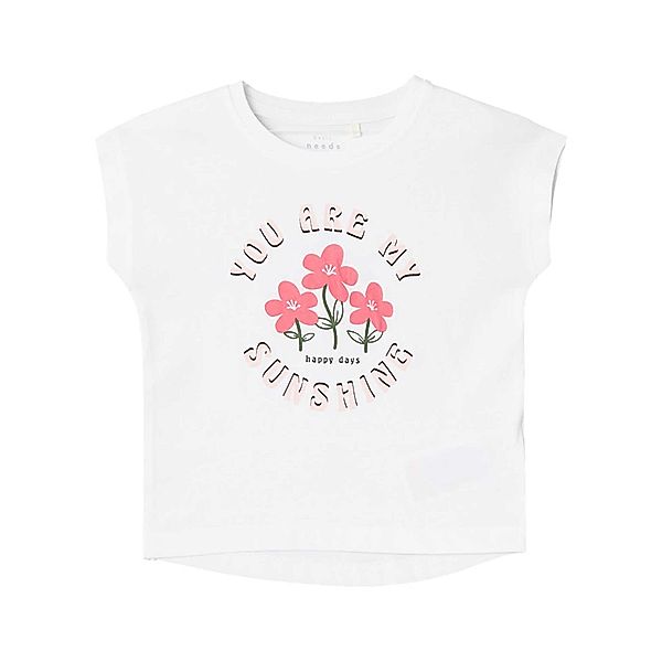 name it T-Shirt NMFVIGEA YOU ARE MY SUNSHINE in bright white