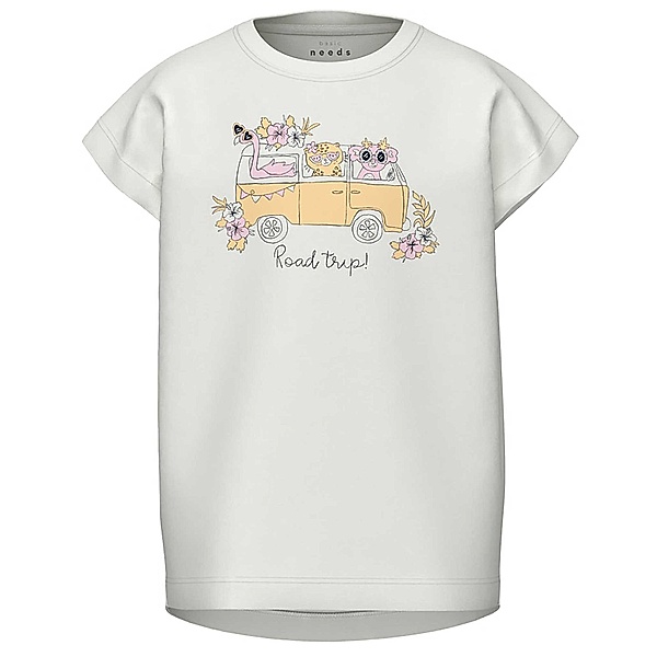 name it T-Shirt NMFVIOLET ROAD in bright white