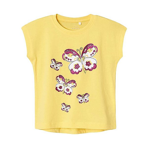 name it T-Shirt NMFVIOLET SCHMETTERLINGE in yarrow