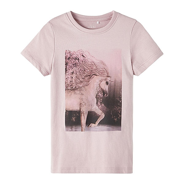 name it T-Shirt NMFVOTEA UNICORN in violet ice
