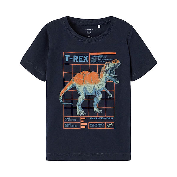 name it T-Shirt NMMBERTEL - T-REX in dark navy