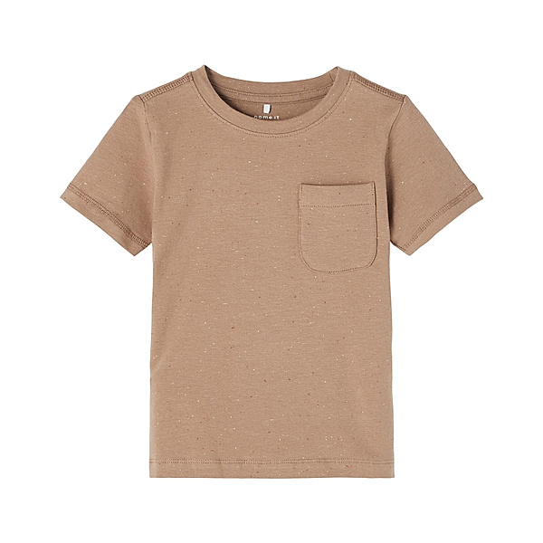 name it T-Shirt NMMFREDE in brown lentil