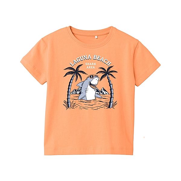 name it T-Shirt NMMVAGNO SHARK AREA in salmon buff