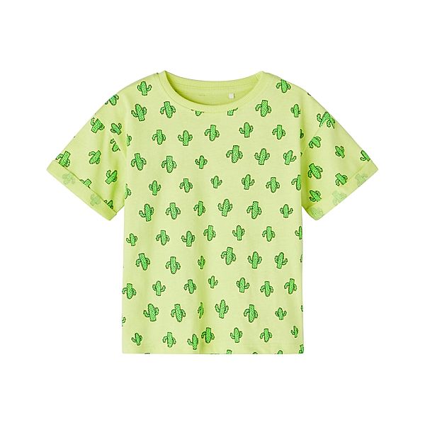 name it T-Shirt NMMVALTHER CACTUS in sunny lime