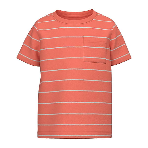 name it T-Shirt NMMVES gestreift in coral