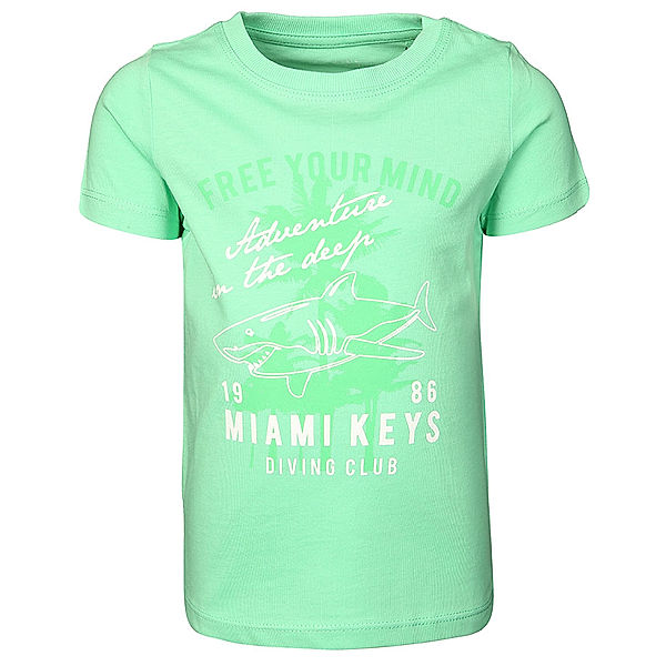 name it T-Shirt NMMVICTOR – FREE YOUR MIND in pastellgrün