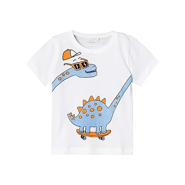 name it T-Shirt NMMVILASSE DINO in bright white