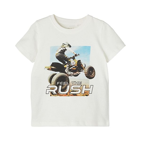 name it T-Shirt NMMVOTO RUSH in white alyssum