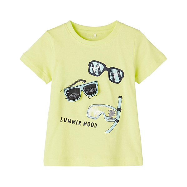 name it T-Shirt NMMZEAN in sunny lime