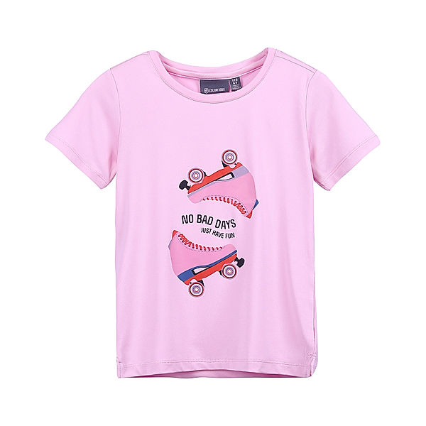Color Kids T-Shirt NO BAD DAYS in begonia pink