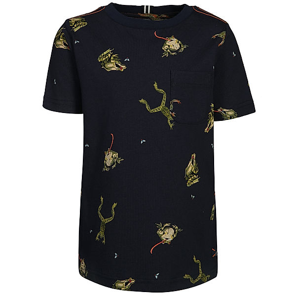 Tom Joule® T-Shirt OLLY - FROGS AOP in navy