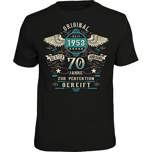 T-Shirt Original 1953 70 Jahre gereift (Größe: L)