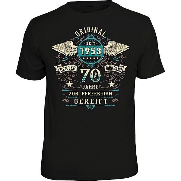 T-Shirt Original 1953 70 Jahre gereift (Größe: XXL)