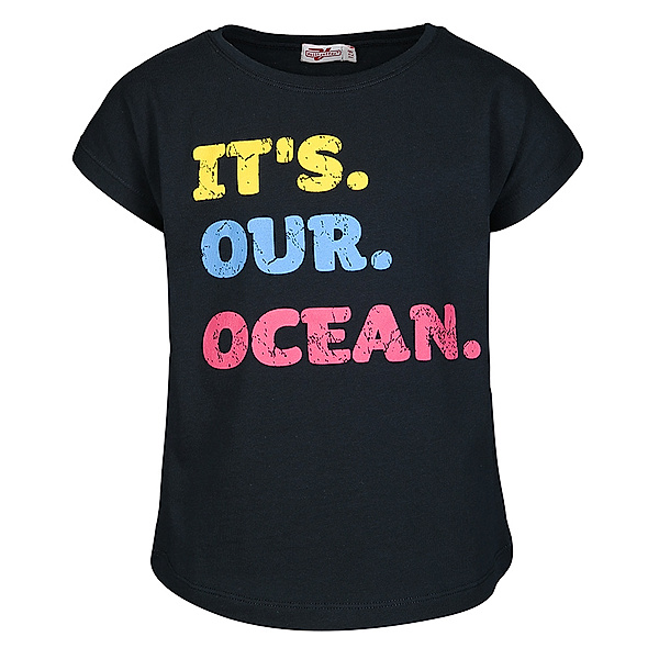 Volltreffer T-Shirt OUR OCEAN in dunkelblau