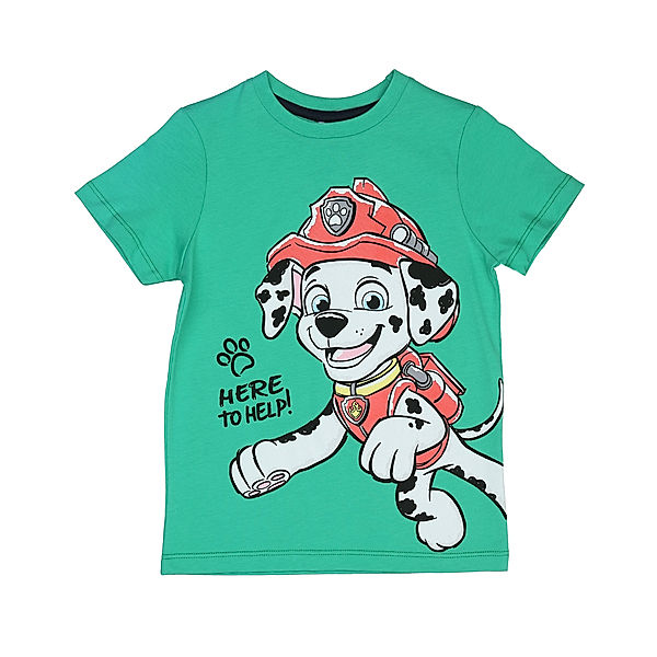 T-Shirt PAW PATROL - MARSHALL in blarney green