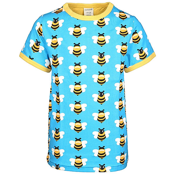 Maxomorra T-Shirt PICNIC BEE in blau