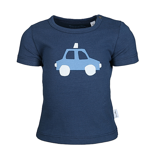 Sanetta T-Shirt POLICE CAR in blue air
