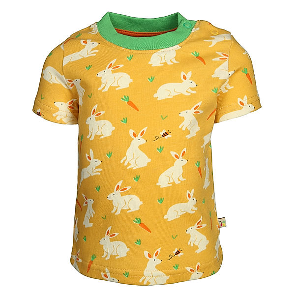 frugi T-Shirt POLRUAN - HOP ALONG in gelb