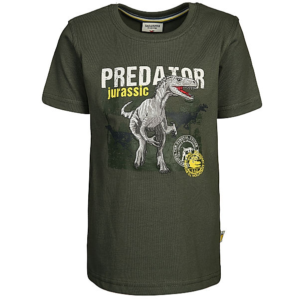 SALT AND PEPPER T-Shirt PREDATOR in khaki