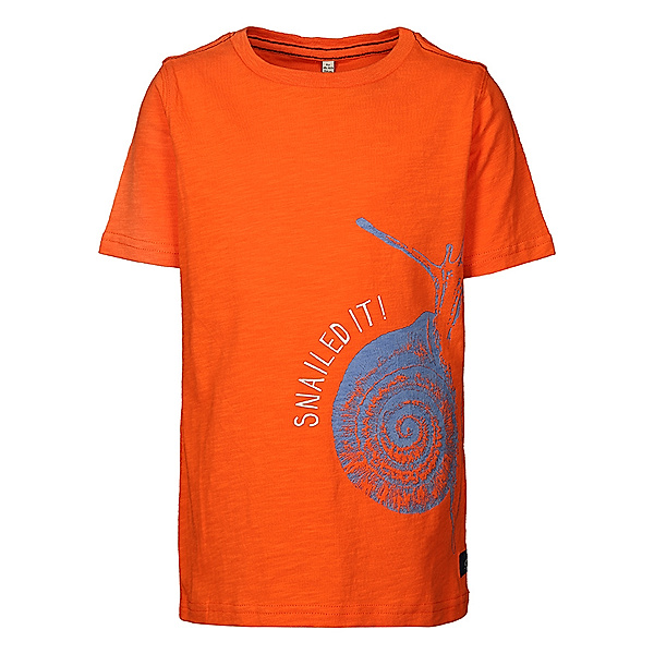 Tom Joule® T-Shirt RAY SNAIL – GLOW IN THE DARK in orange