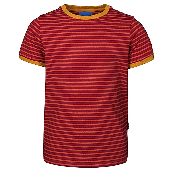 finkid T-Shirt RENKAAT gestreift in beet red/chili