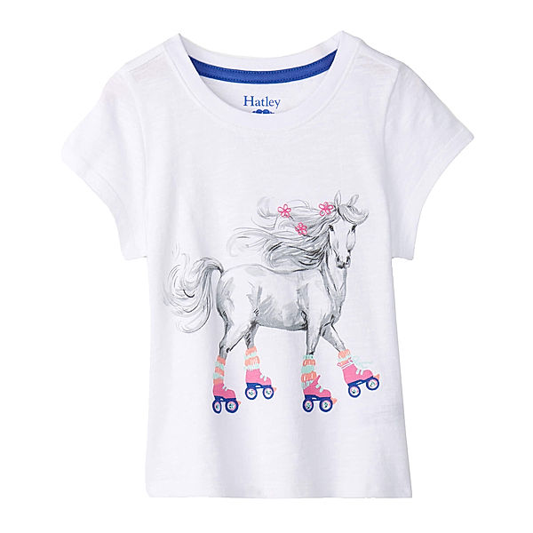 Hatley T-Shirt ROLLER SKATES in weiss